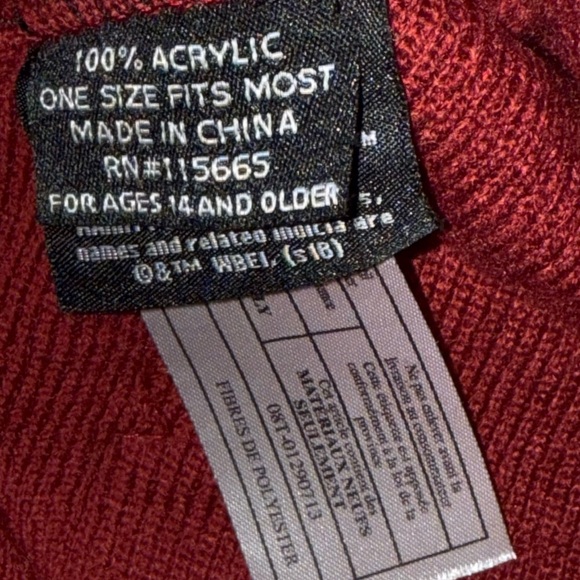 Gryffindor Men's Knit Beanie - Maroon and Gold - Picture 3 of 5